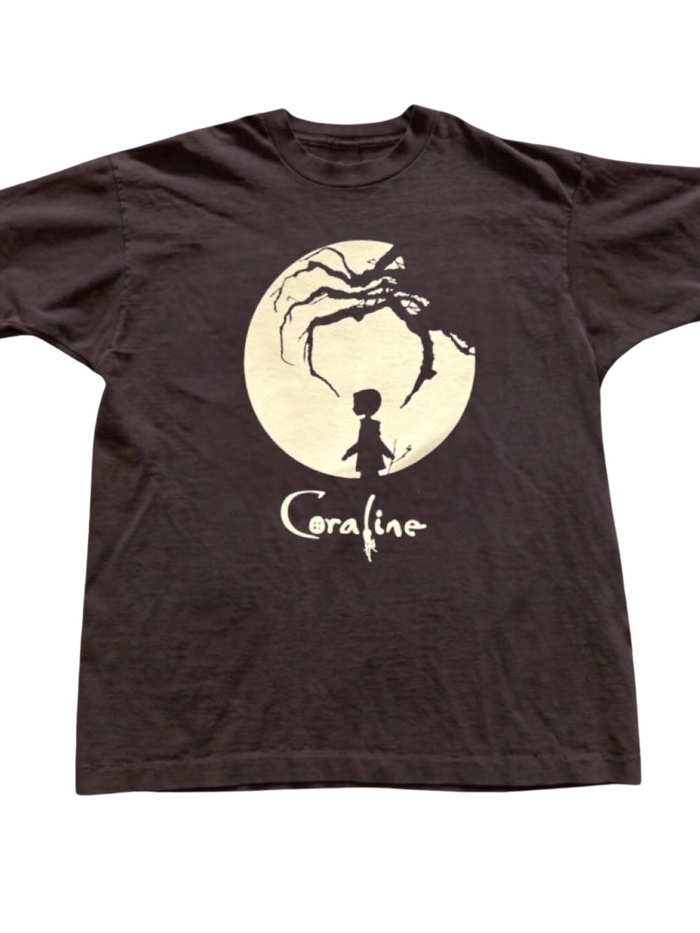 Gildan Coraline Brown Graphic Tee
